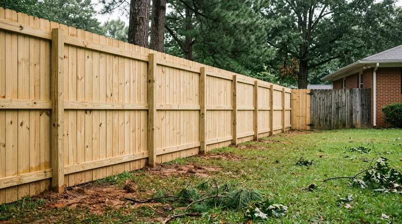 Storm Damage Fence Repair Raleigh